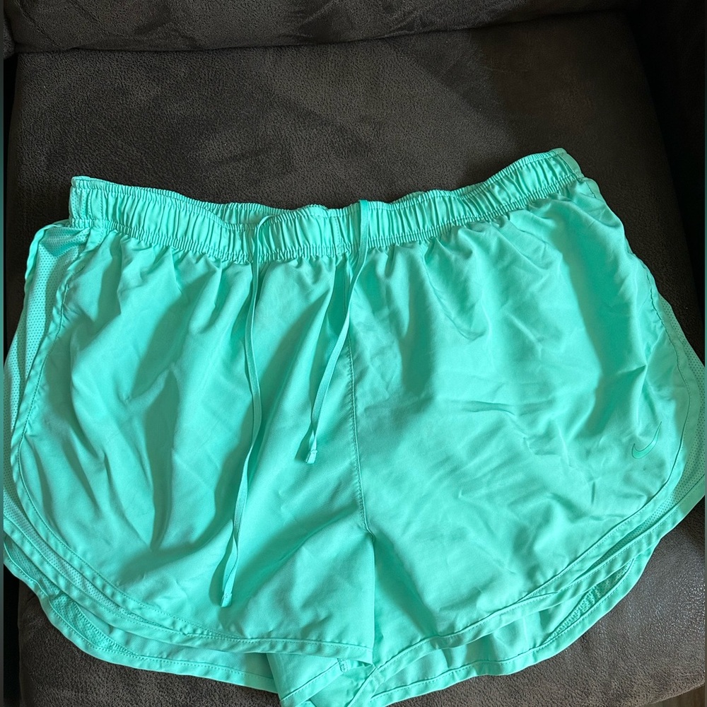 Beautiful green Nike tempo shorts